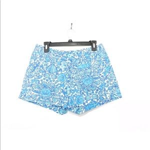 Lilly Pulitzer Seashells Starfish Shorts Size 2